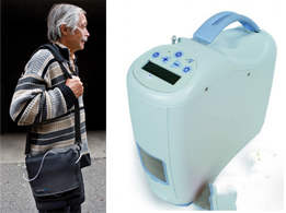Concentrador de oxígeno portátil para la máxima libertad del usuario -  Geriatricarea