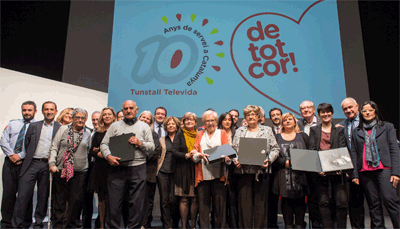 Geriatricarea Tunstall Televida décimo aniversario Catalunya