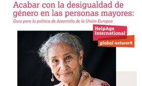 Geriatricarea HelpAge desigualdad de género en las personas mayores