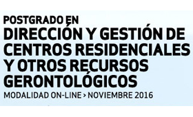 Geriatricarea IL3Dirección y Gestión de Centros Residenciales