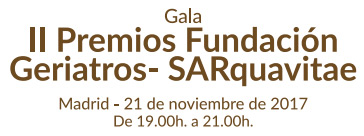 geriatricarea Premios Fundación Geriatros-SARquavitae