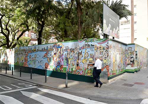 geriatricarea Pilarin Bayes mural